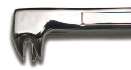 146-19" Right Three Prong Molar Forceps